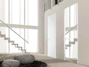 LINEAR MIRROR ZERO - Hinged mirrored glass door by Ghizzi & Benatti - view 2